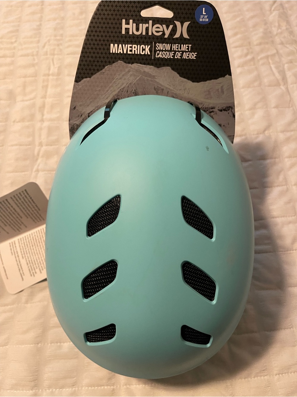 Hurley Maverick Helmet in Teal and Black